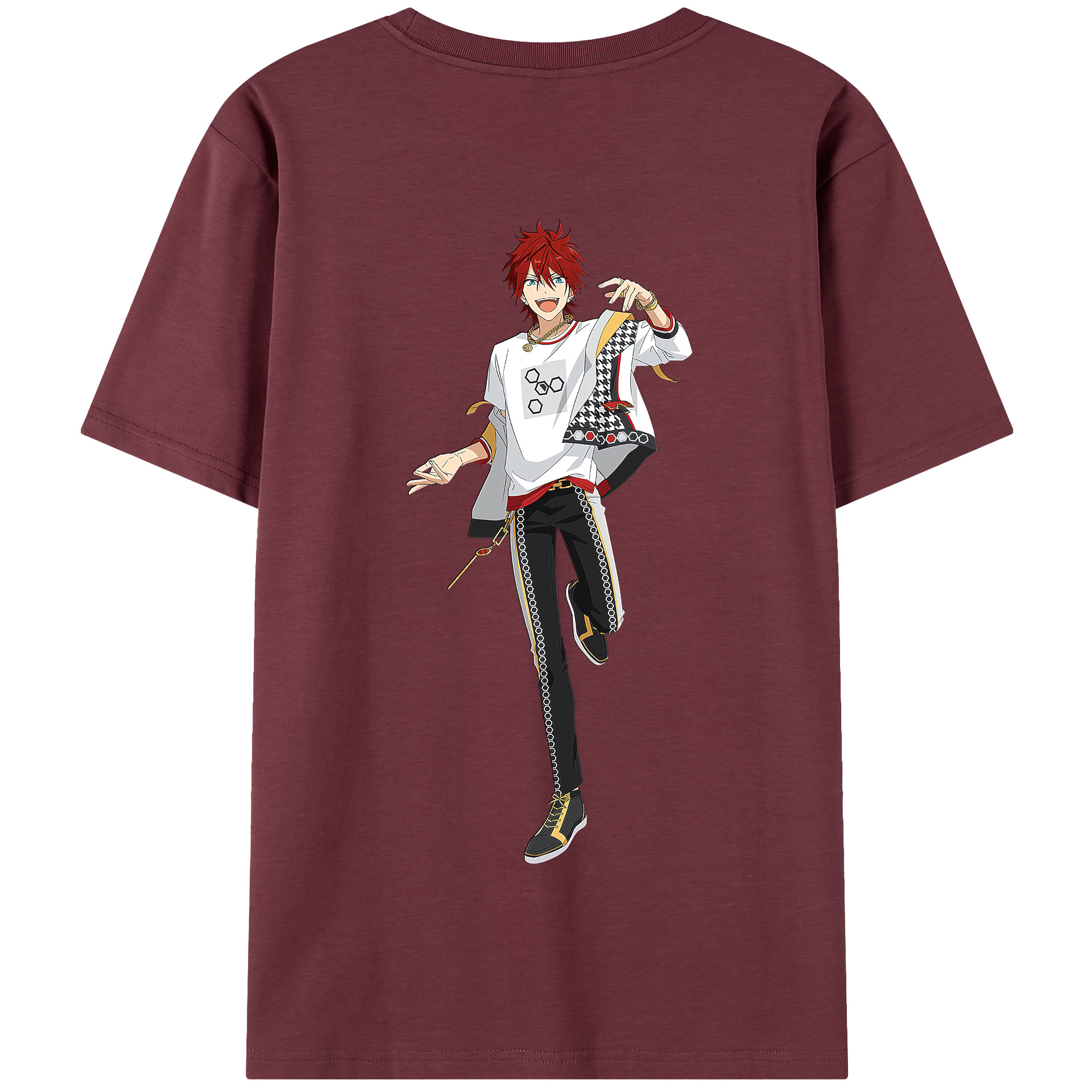 （画像用） あんさんぶるスターズ! Ensemble Stars 綿100％半袖Tシャツ（背面プリント）